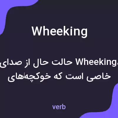 معنی wheeking به فارسی معنی wheeking به فارسی