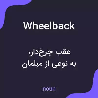 معنی wheelback به فارسی معنی wheelback به فارسی