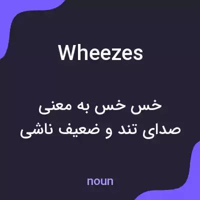 معنی wheezes به فارسی معنی wheezes به فارسی
