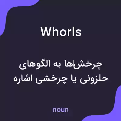 معنی whorls به فارسی معنی whorls به فارسی