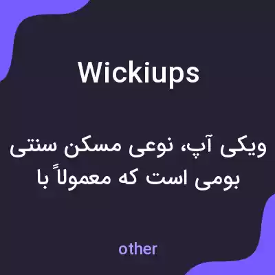 معنی wickiups به فارسی معنی wickiups به فارسی