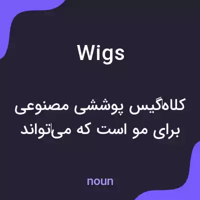 معنی wigs به فارسی معنی wigs به فارسی
