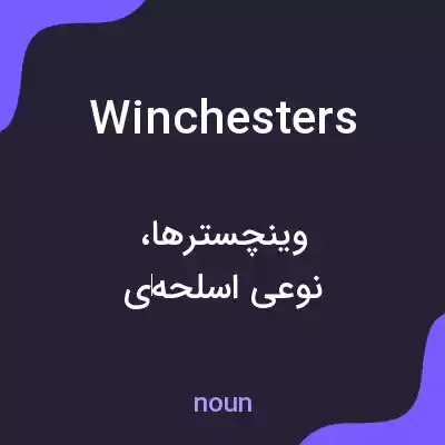 معنی winchesters به فارسی معنی winchesters به فارسی