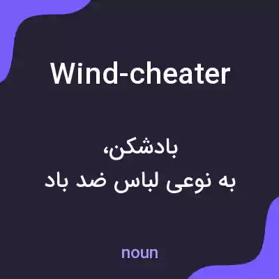 معنی wind-cheater به فارسی معنی wind-cheater به فارسی