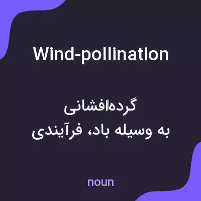 معنی wind-pollination به فارسی معنی wind-pollination به فارسی