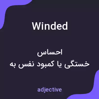 معنی winded به فارسی معنی winded به فارسی