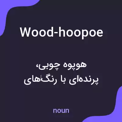 معنی wood-hoopoe به فارسی معنی wood-hoopoe به فارسی
