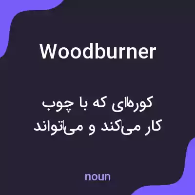 معنی woodburner به فارسی معنی woodburner به فارسی