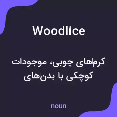 معنی woodlice به فارسی معنی woodlice به فارسی