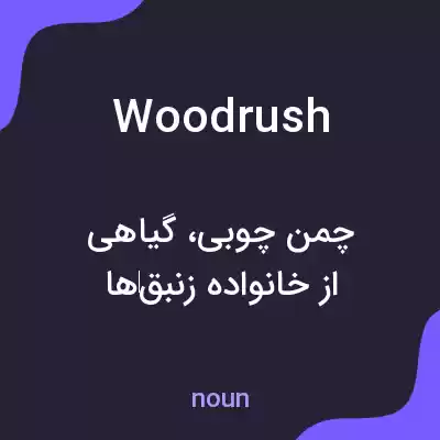معنی woodrush به فارسی معنی woodrush به فارسی