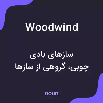 معنی woodwind به فارسی معنی woodwind به فارسی