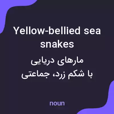 معنی yellow-bellied sea snakes به فارسی معنی yellow-bellied sea snakes به فارسی