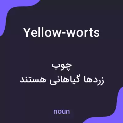 معنی yellow-worts به فارسی معنی yellow-worts به فارسی