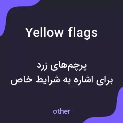 معنی yellow flags به فارسی معنی yellow flags به فارسی