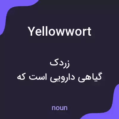 معنی yellowwort به فارسی معنی yellowwort به فارسی