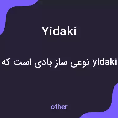 معنی yidaki به فارسی معنی yidaki به فارسی