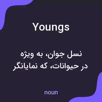معنی youngs به فارسی معنی youngs به فارسی