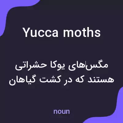 معنی yucca moths به فارسی معنی yucca moths به فارسی