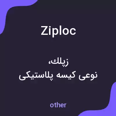 معنی ziploc به فارسی معنی ziploc به فارسی