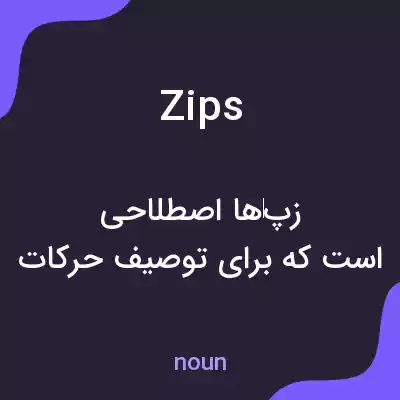 معنی zips به فارسی معنی zips به فارسی