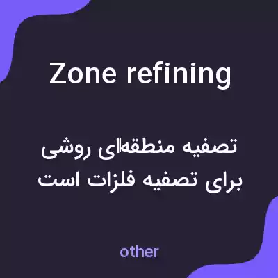 معنی zone refining به فارسی معنی zone refining به فارسی