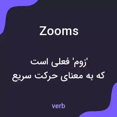 معنی zooms به فارسی معنی zooms به فارسی