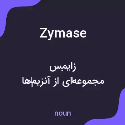 معنی zymase به فارسی معنی zymase به فارسی